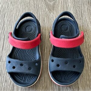Crocs sandals toddler size 5 and 6